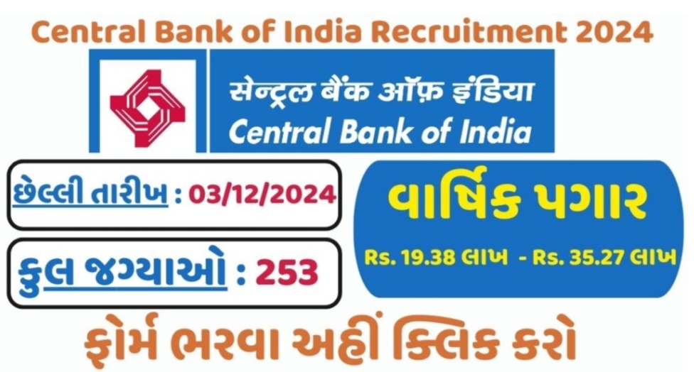 Central Bank Of India Recruitment 2024