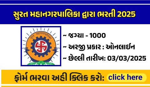 SMC Recruitment 2025 Online Registration Form for 1000 Various Vacancies