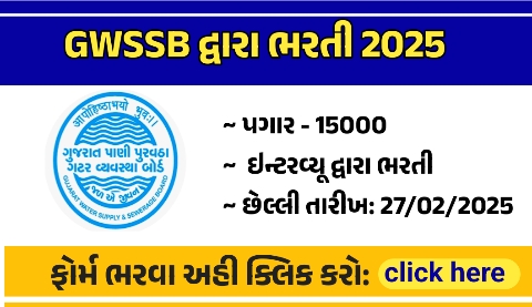 GWSSB Recruitment 2025