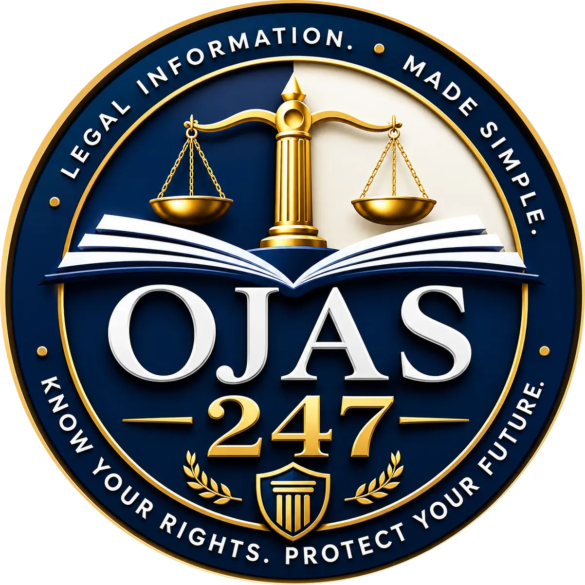 OJAS247 - Lawyers Directory & Information Logo & Favicon